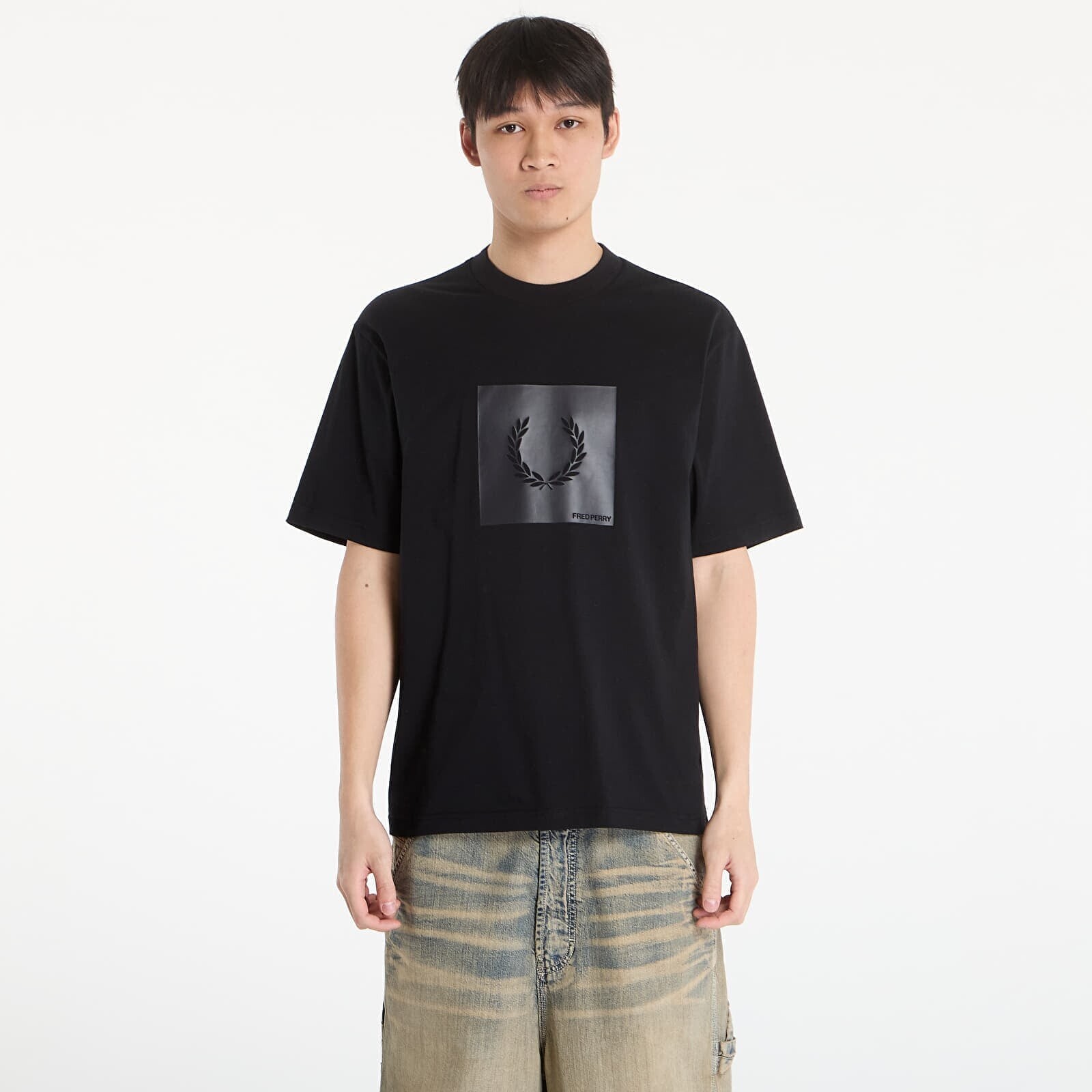 T-shirt FRED PERRY Box Graphic T-Shirt Black M