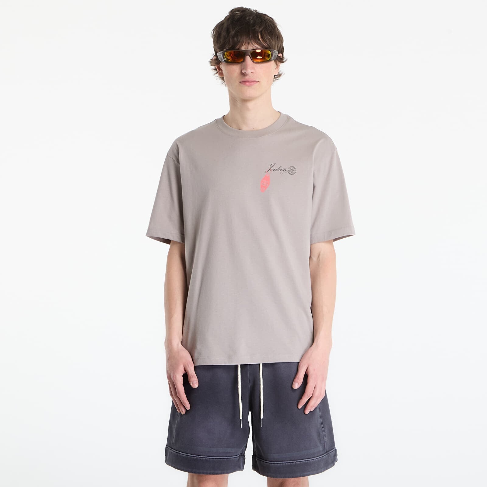 T-shirt Jordan Men's Graphic T-Shirt Enigma Stone/ Infrared 23 M