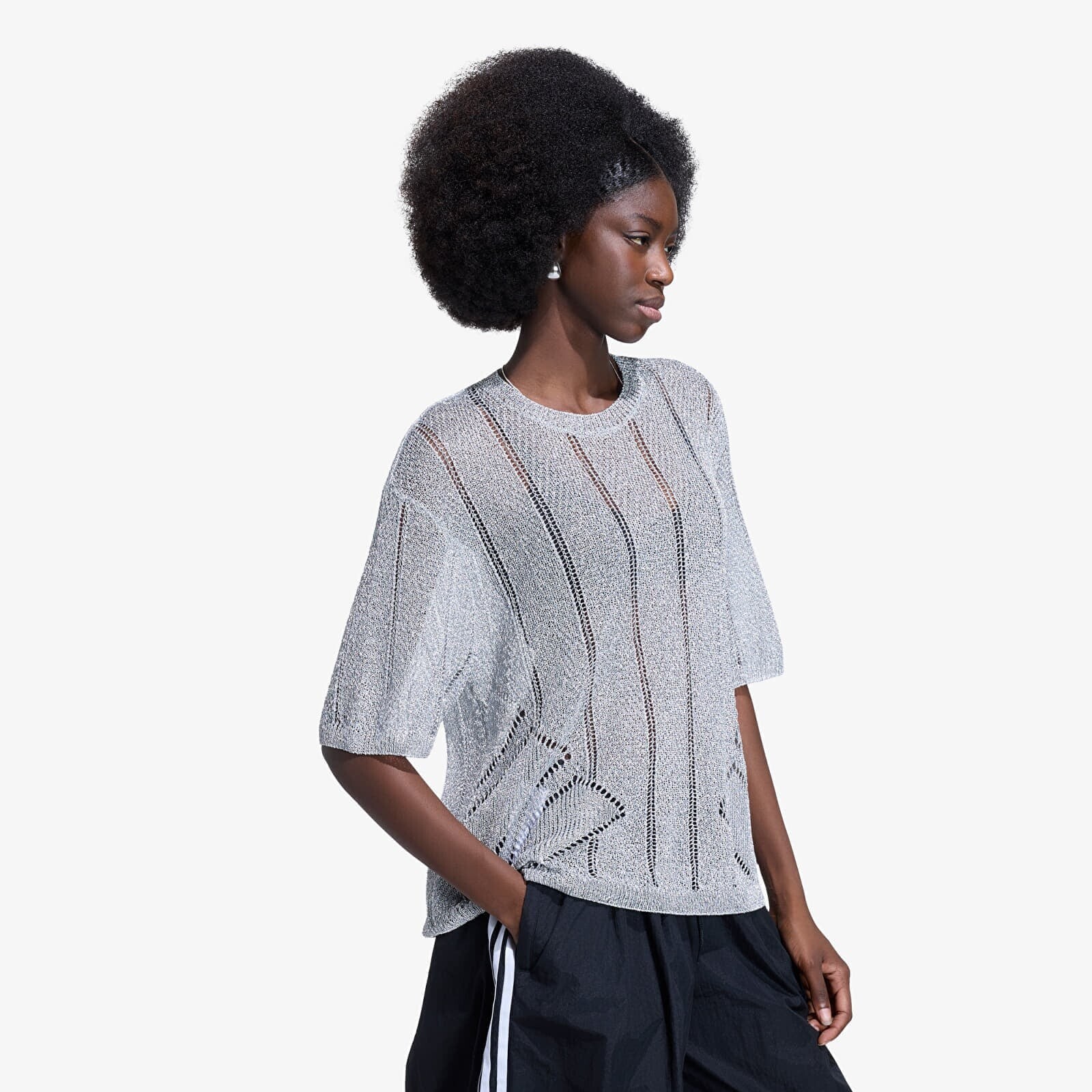 adidas Adilenium Season 5 Silver Knitted Jersey Antique Silver S