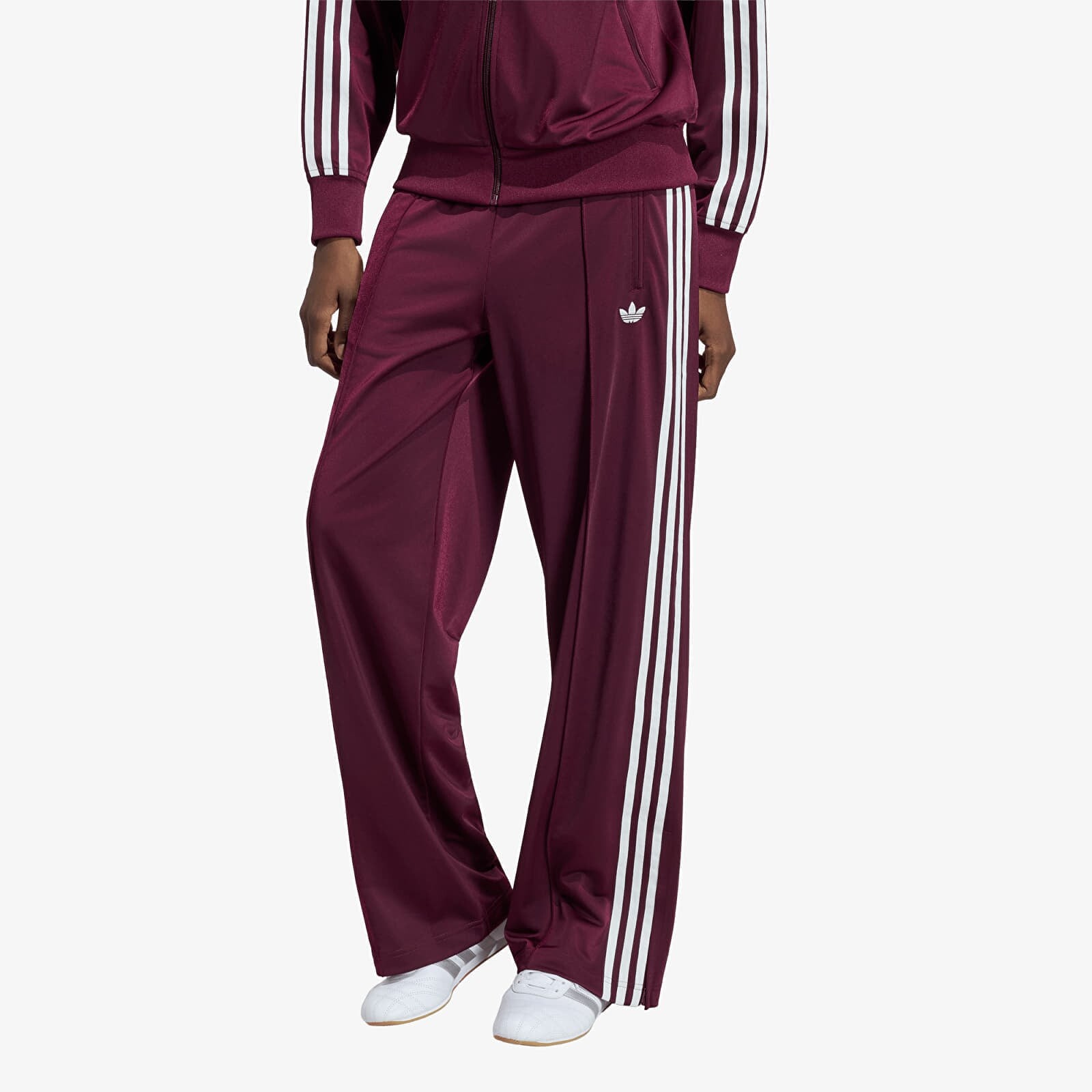 Pants adidas Firebird Adicolor Loose Track Tracksuit Bottoms Maroon M