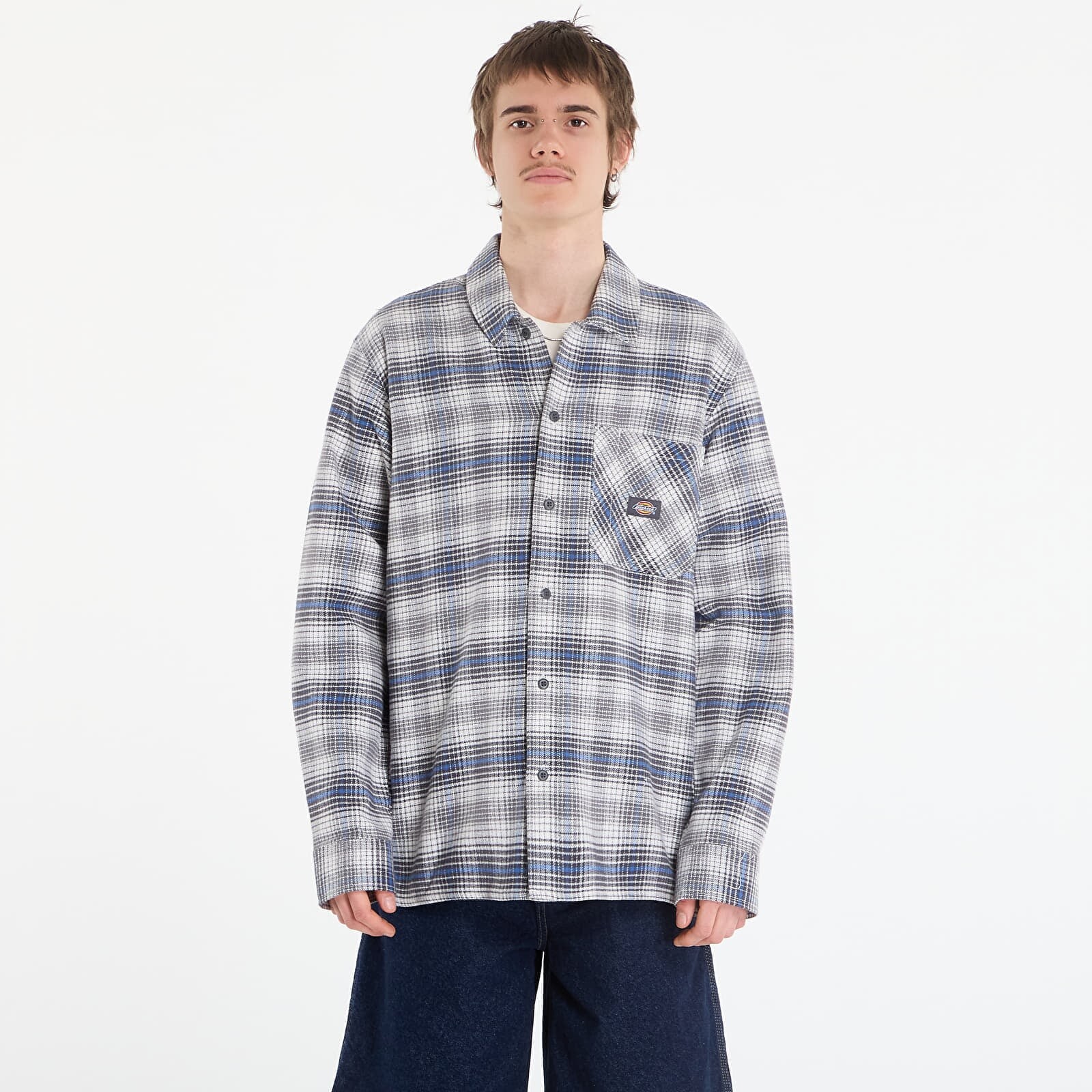 Shirt Dickies Forest Check Shirt Charcoal S