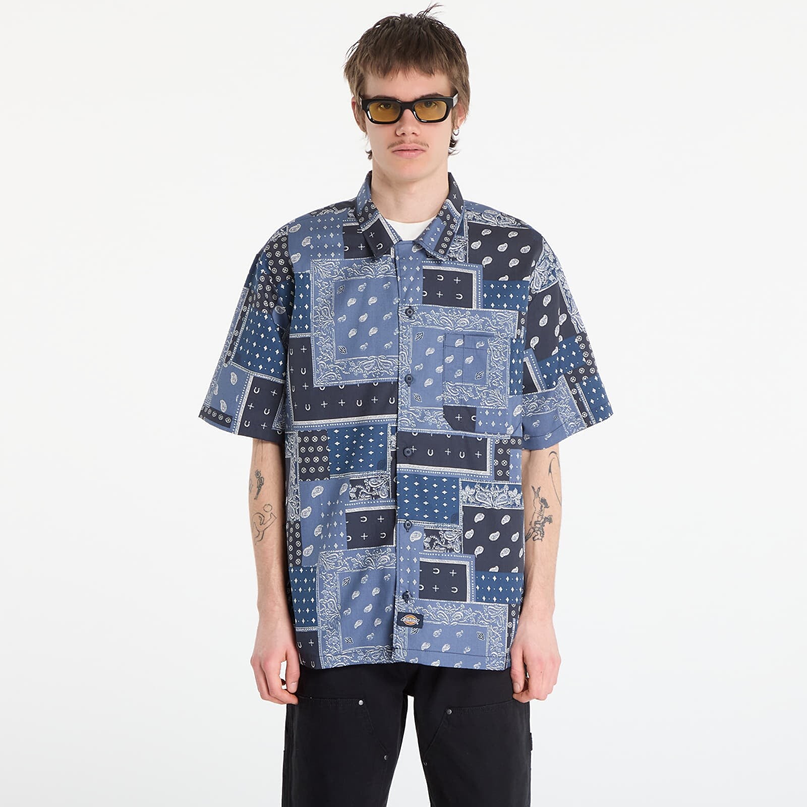 Shirt Dickies Glandorf Shirt Ss Dark Navy XL