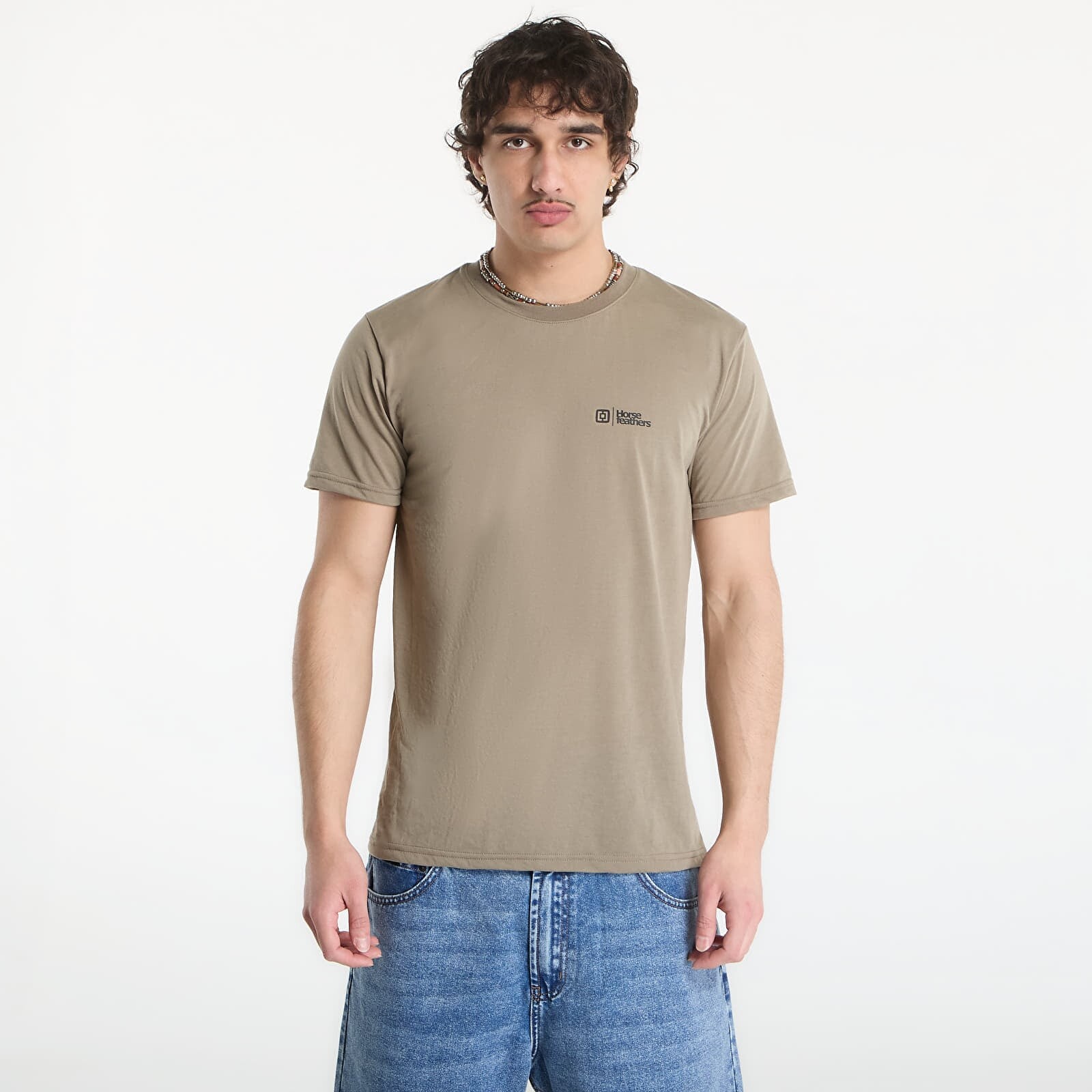 T-shirt Horsefeathers Rooter Tech T-Shirt Taupe L