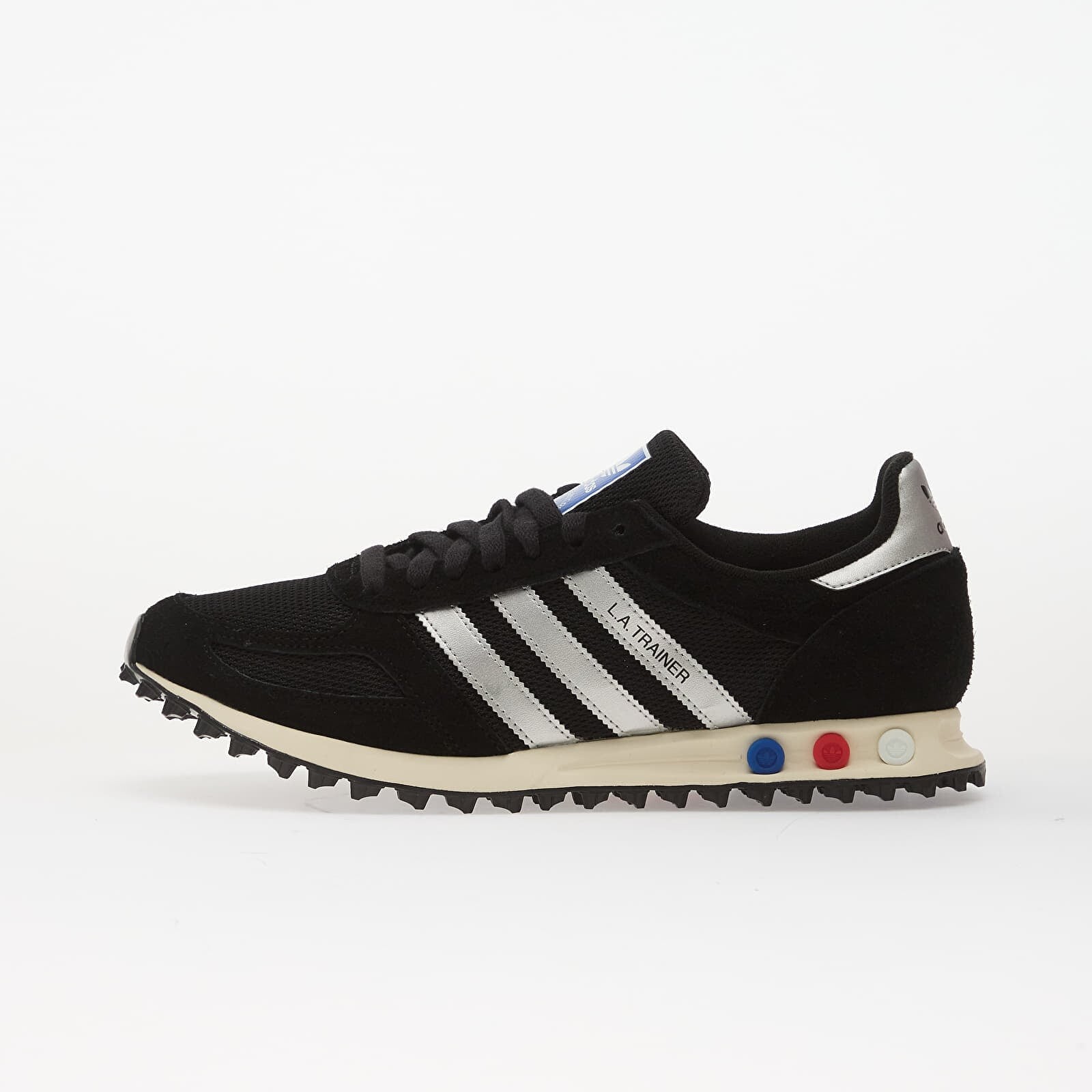 Sneakers adidas La Trainer Og Core Black/ Silver Metallic/ Off White UK 9