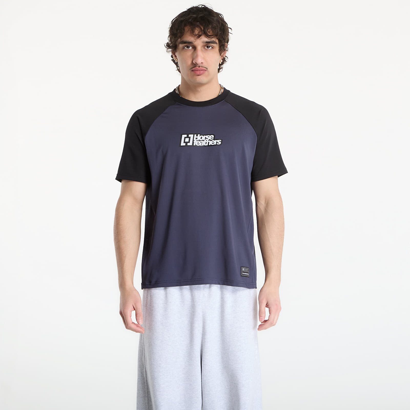 Jersey Horsefeathers Spike Bike Jersey Indigo/ Black M