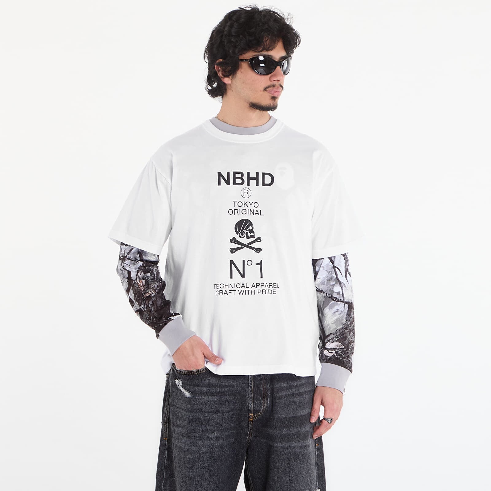 T-shirt NEIGHBORHOOD Nh . Tee Ss-8 White XL