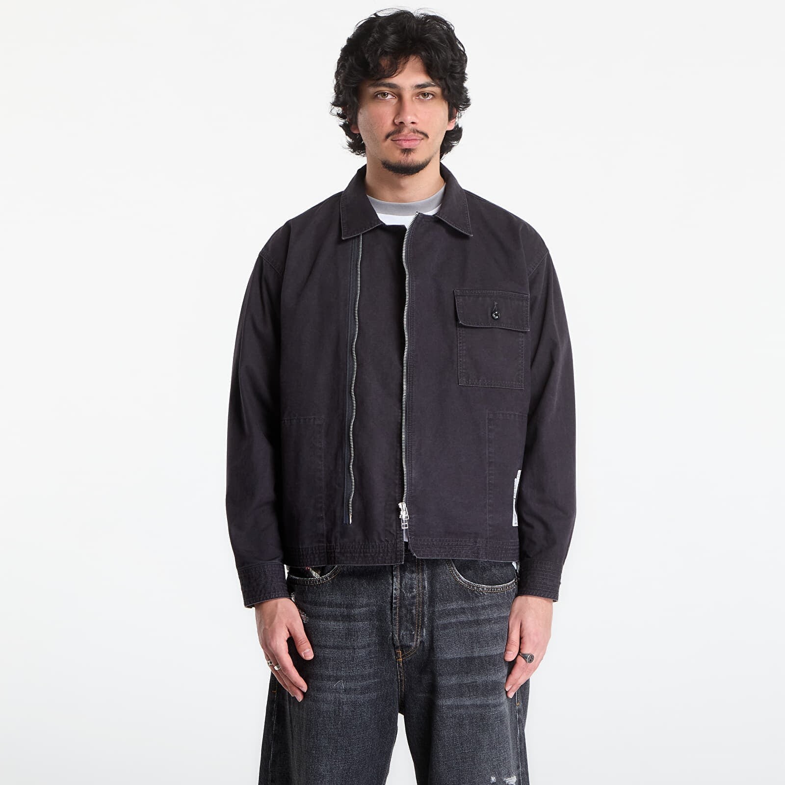 Shirt NEIGHBORHOOD Zip Field Shirt Ls Black L