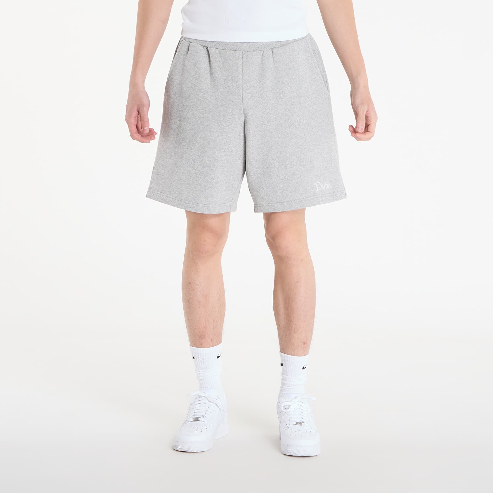 DIME Classic Small Logo Sweatshorts Heather Gray L