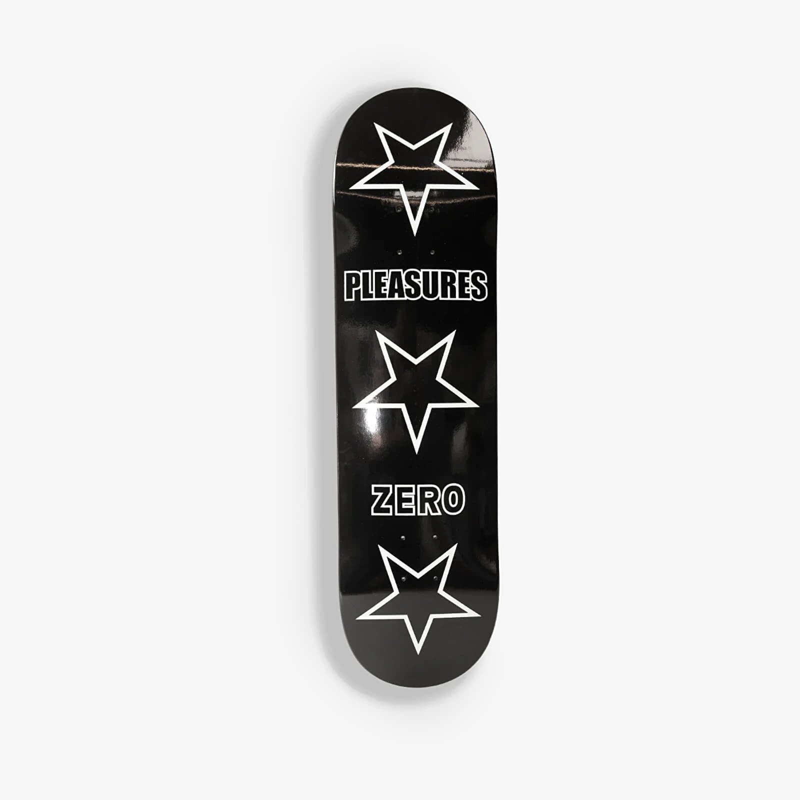 PLEASURES Stars Skate Deck Black Universal