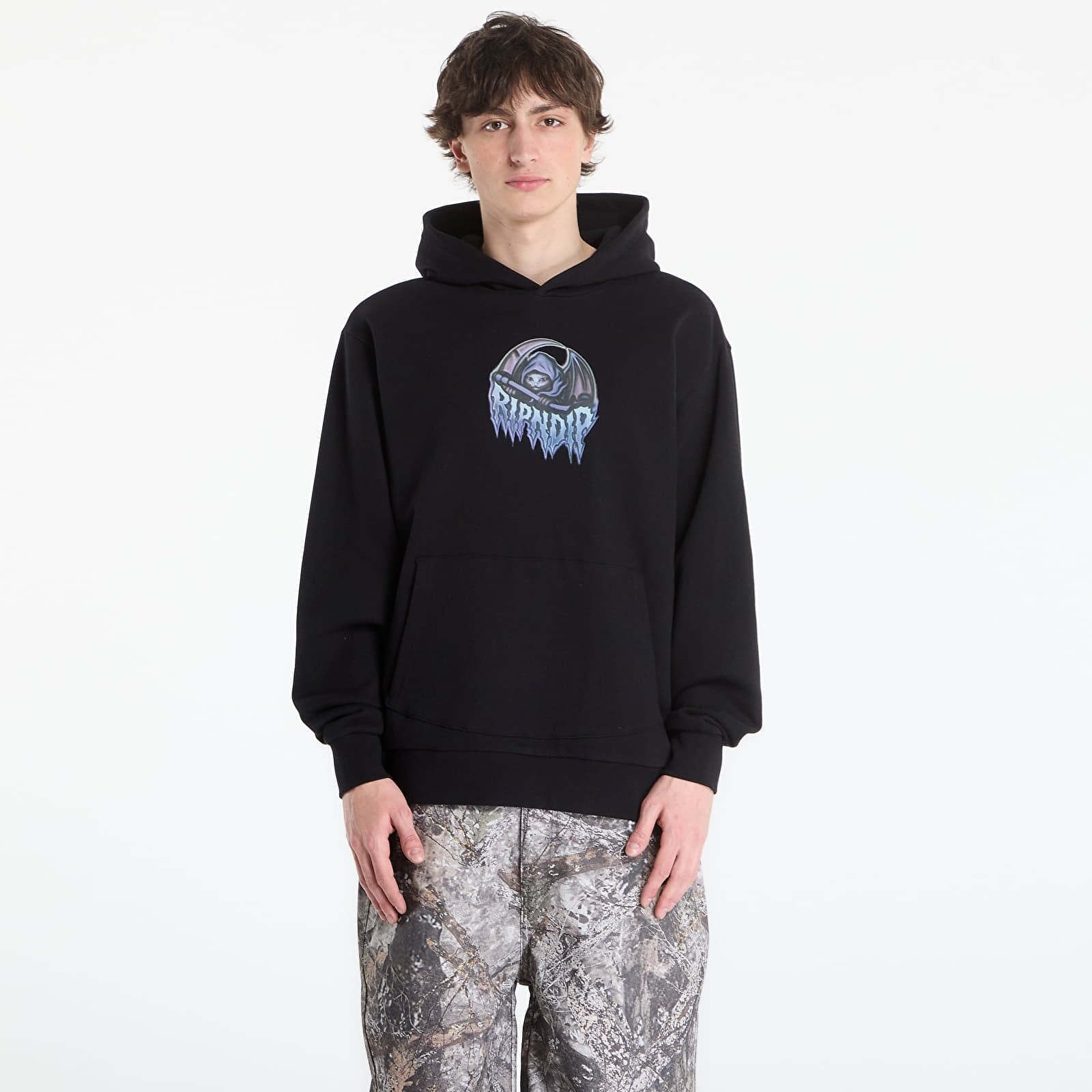 Sweatshirt RIPNDIP Out Of Time Hoodie Black Wash M