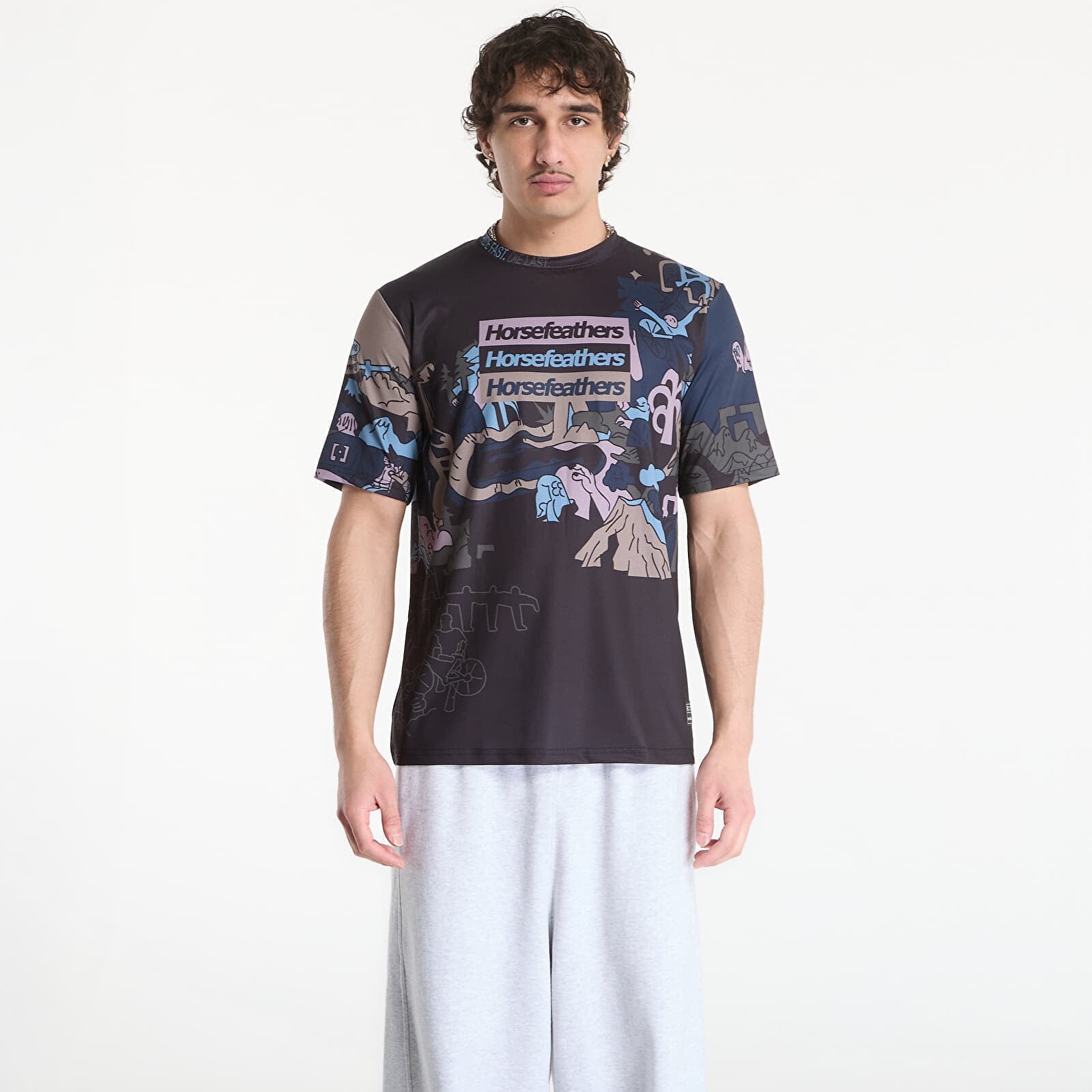 Jersey Horsefeathers Quantum Bike Jersey Doodle L