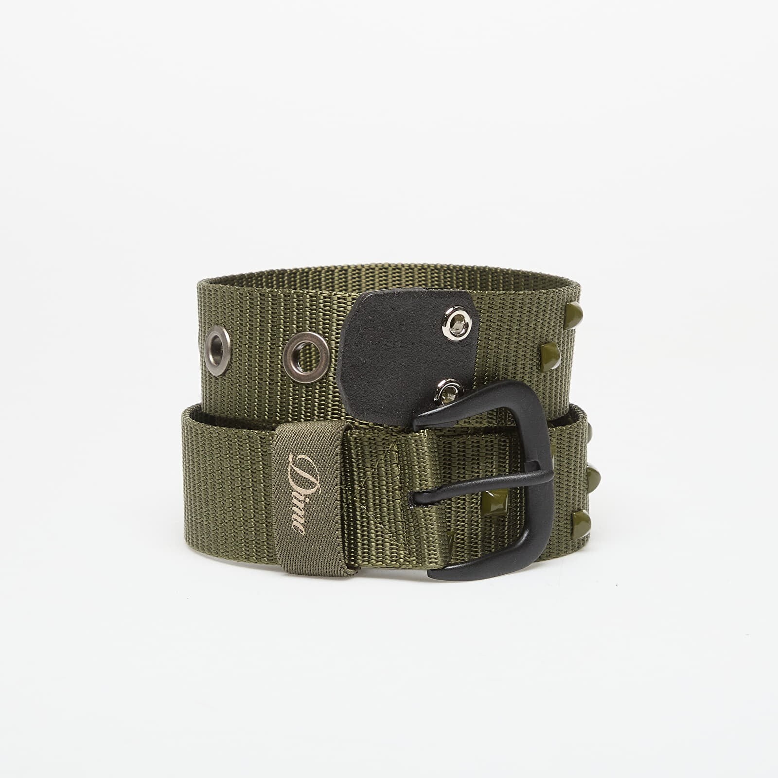 DIME Studded Belt Army Green L/XL