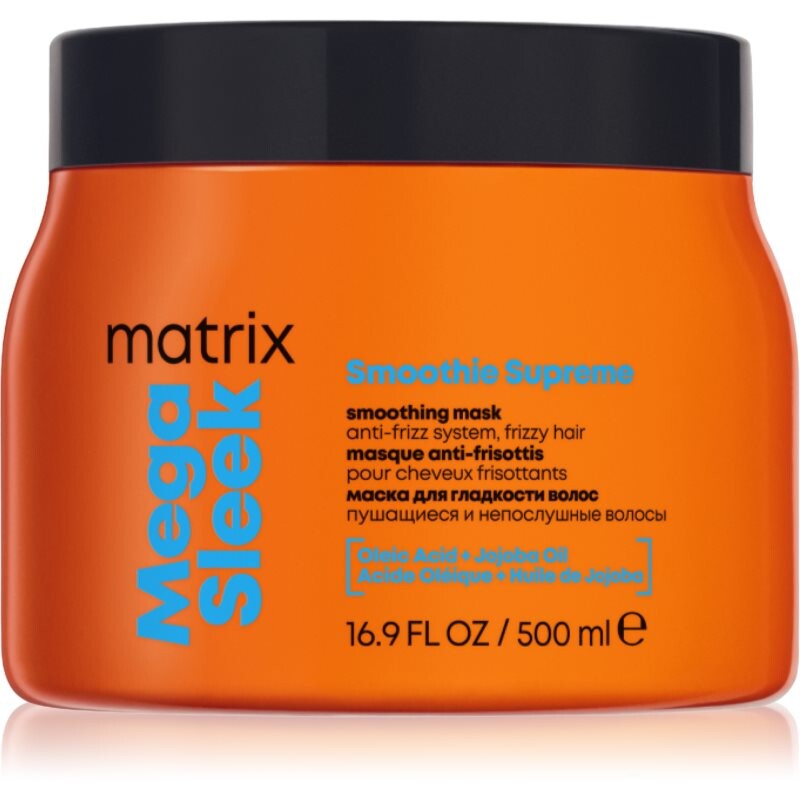 Matrix Mega Sleek Smoothing Mask hair mask for unruly and frizzy hair 500 ml