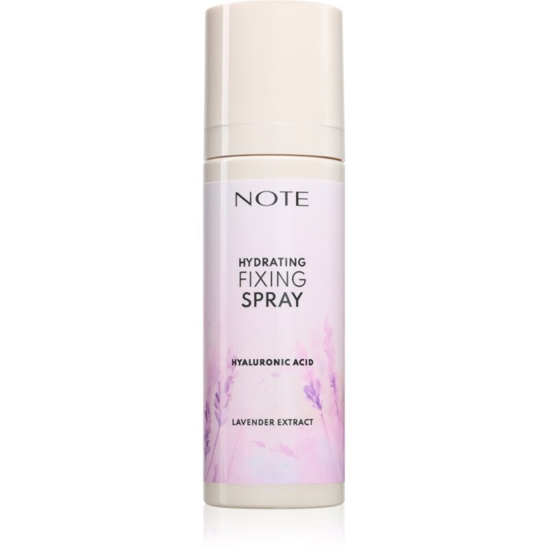 Note Cosmetique Hydrating Fixing Spray makeup setting spray with moisturising effect type Lavender 100 ml