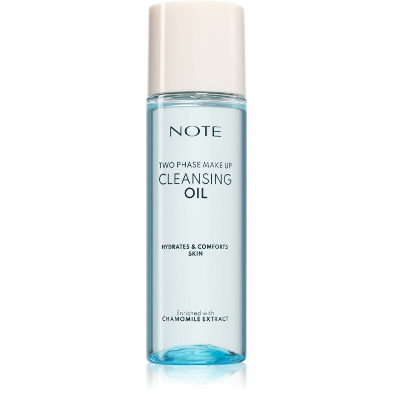 Note Cosmetique Two Phase Cleansing Oil bi-phase waterproof makeup remover for eyes and lips 100 ml