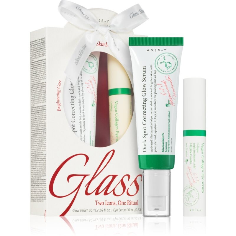AXIS-Y 6+1+1 Advanced Formula Glass Set gift set for flawless skin