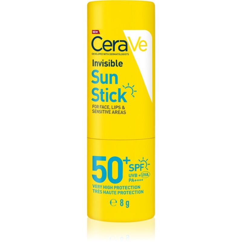 CeraVe Invisible Sun Stick SPF 50+ tanning stick SPF 50+ 8 g
