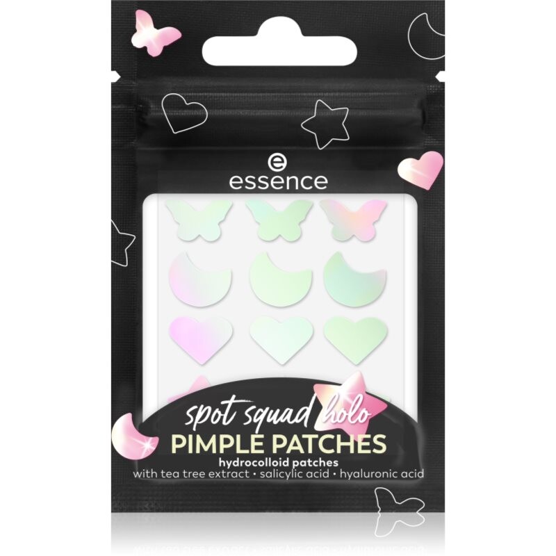 essence Spot Squad Holo Pimple Patches topical acne treatment 24 pc