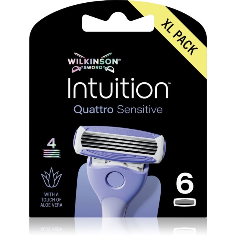 Wilkinson Sword Intuition Quattro Sensitive spare heads