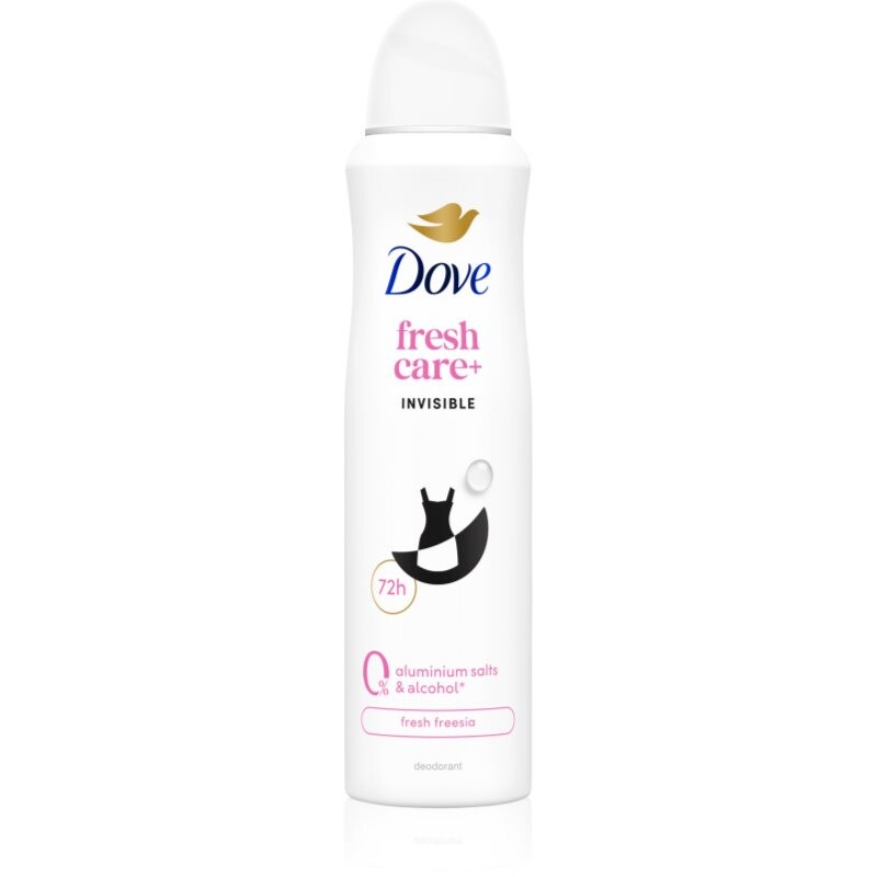 Dove 0% ALU Invisible Care alcohol-free and aluminium-free deodorant in a spray 150 ml