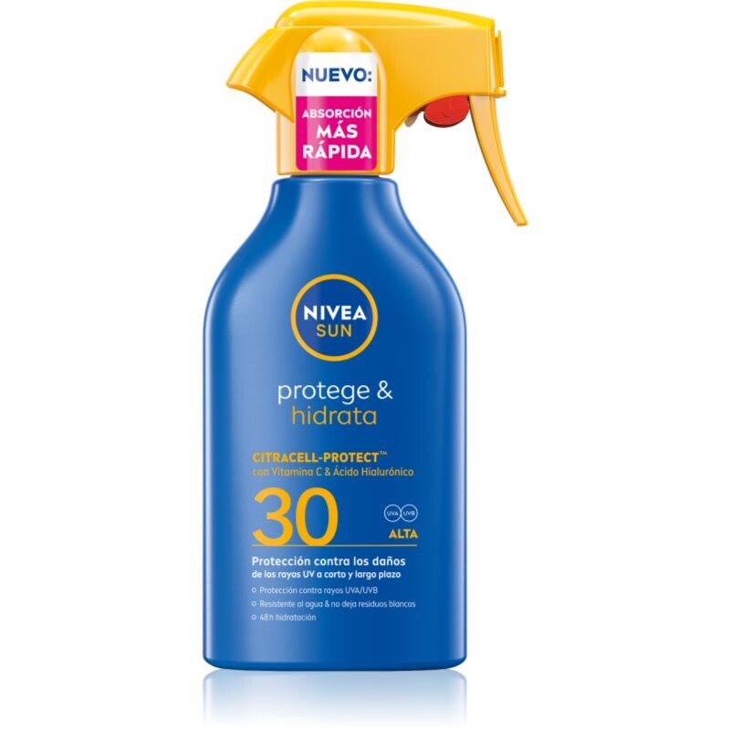 NIVEA SUN Protect & Moisture sun spray with moisturising effect SPF 30 250 ml