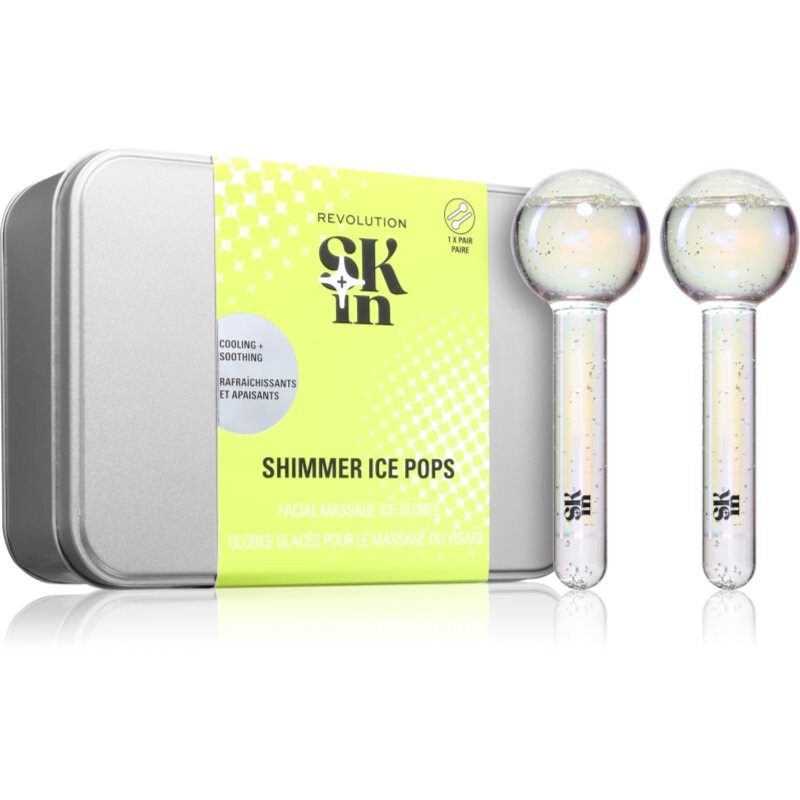 Revolution Skincare Skin Ice Globes massage tool for the face 2 pc
