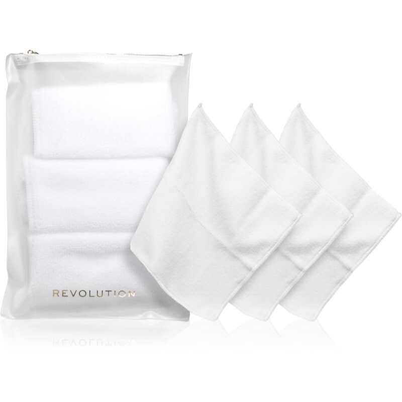 Revolution PRO Miracle Microfibre Cleansing Cloths makeup removal cloth 3 pc