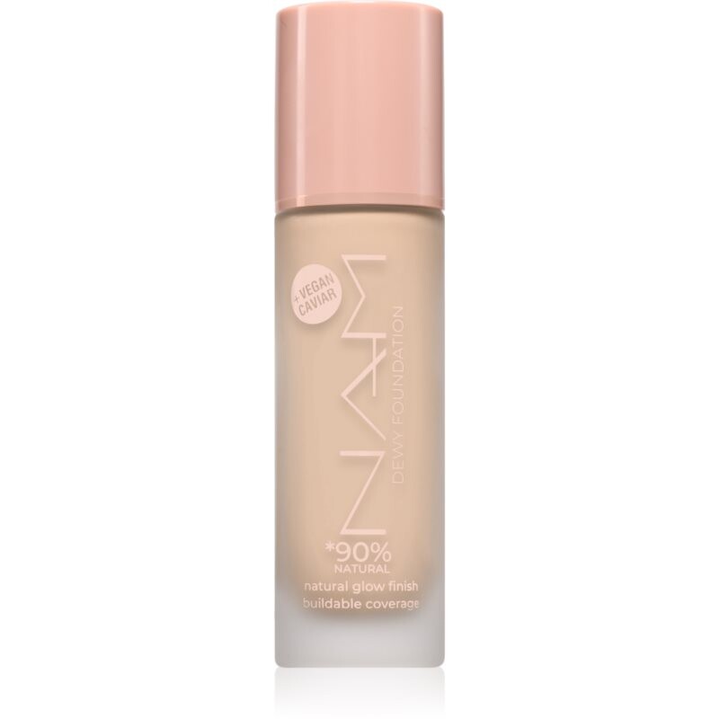 NAM Dewy long-lasting liquid foundation with hyaluronic acid shade 02 Naked 30 ml