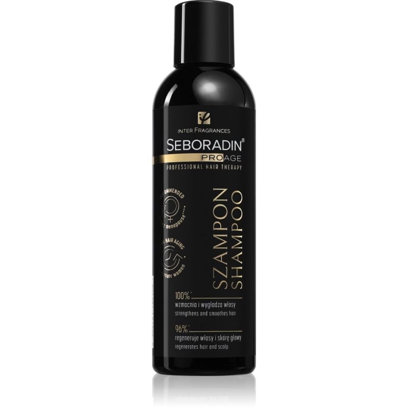 Seboradin Pro Age fortifying shampoo for weak hair prone to falling out 200 ml