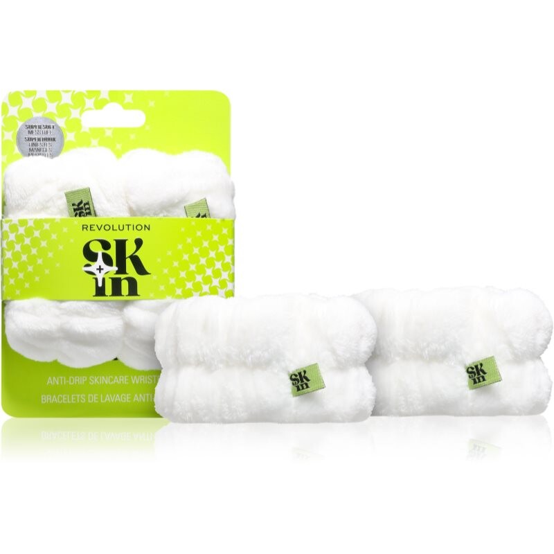 Revolution Skincare Skin Anti-Drop water-catching wristbands for face washing 2 pc