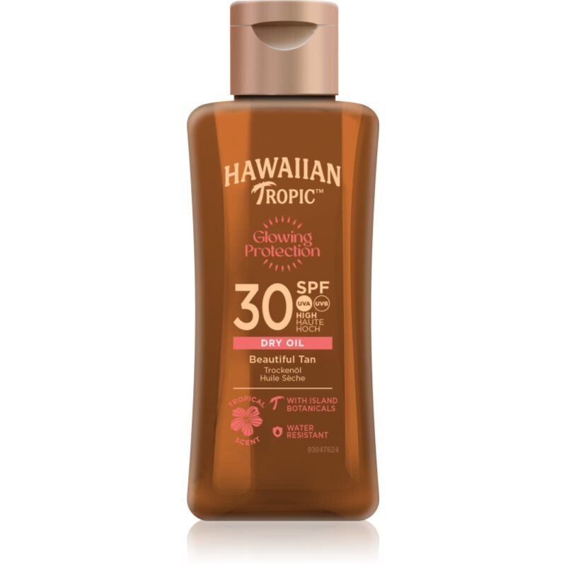 Hawaiian Tropic Glowing Protection Dry Oil dry oil for tanning SPF 30 75 ml