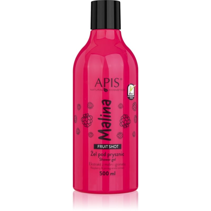 Apis Natural Cosmetics Fruit Shot Raspberry shower gel 500 ml