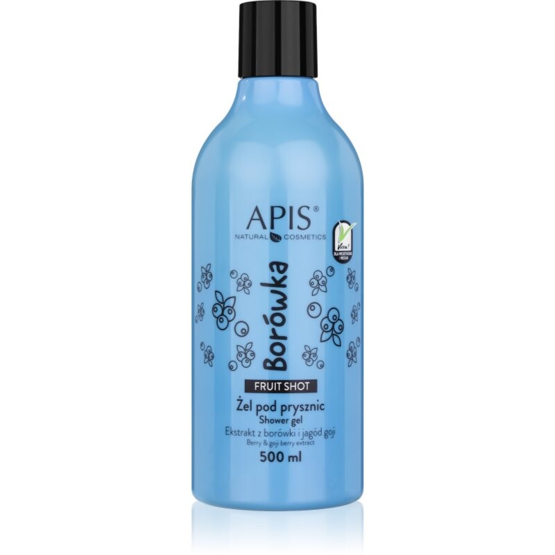 Apis Natural Cosmetics Fruit Shot Blueberry shower gel 500 ml