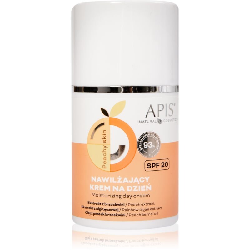 Apis Natural Cosmetics Peachy Skin day cream with moisturising effect SPF 20 50 ml