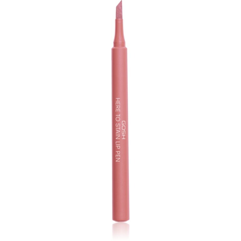 GOSH COPENHAGEN Here To Stain Lip Pen lip marker pen with long-lasting effect shade 002 Candy Stain 1 ml