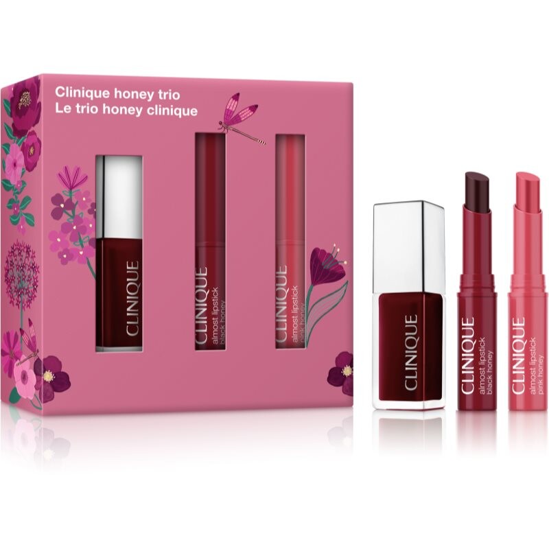 Clinique Mini Kit Honey Trio gift set for lips