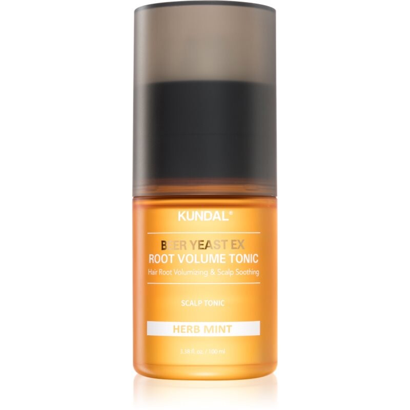 KUNDAL Beer Yeast EX Root Volume Tonic hair tonic for abundant volume Herb Mint 100 ml