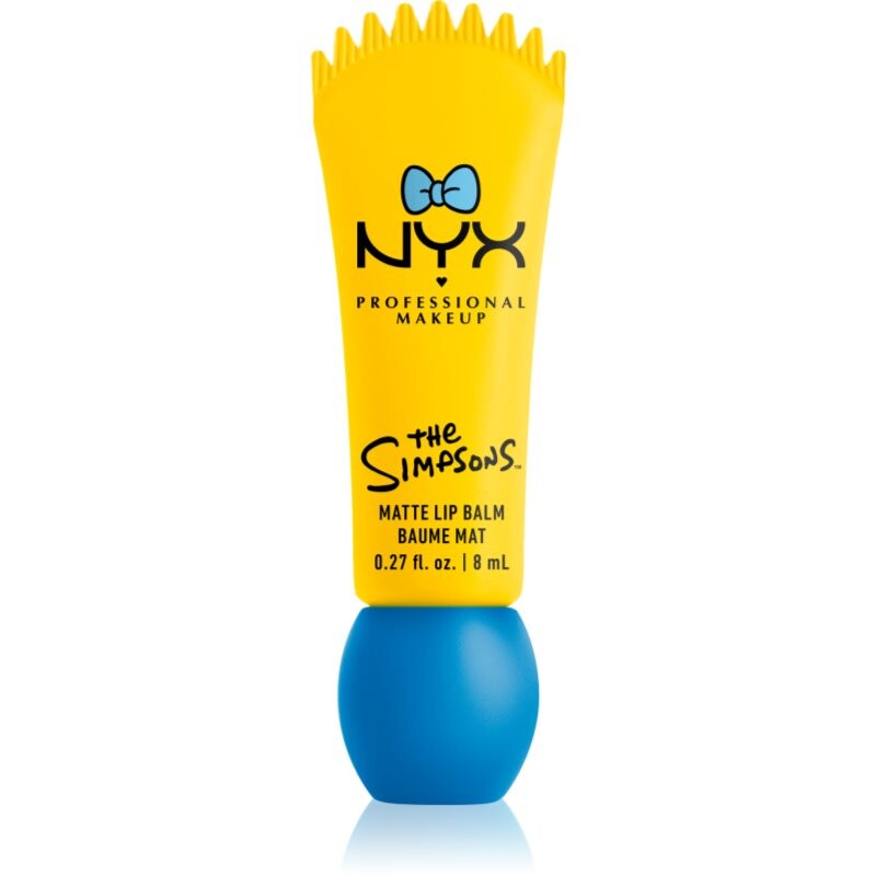 NYX Professional Makeup The Simpsons Smushy lip balm with matt effect shade Peekaboo Blue 8 ml