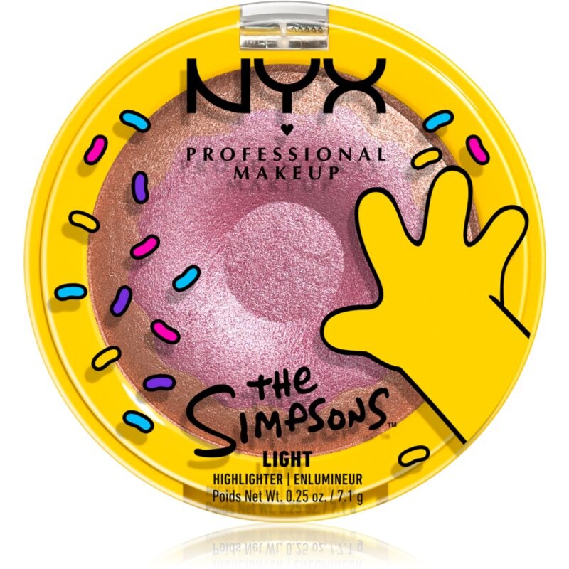 NYX Professional Makeup The Simpsons Highlighter highlighter shade Donut Mind If I Do 7.1 g