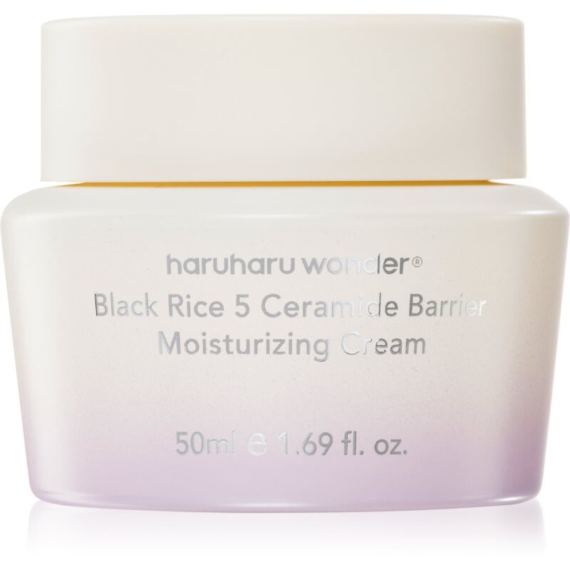 Haruharu Wonder Black Rice 5 Ceramide Barrier Moisturizing Cream intensive nourishing cream to restore the skin barrier 50 ml