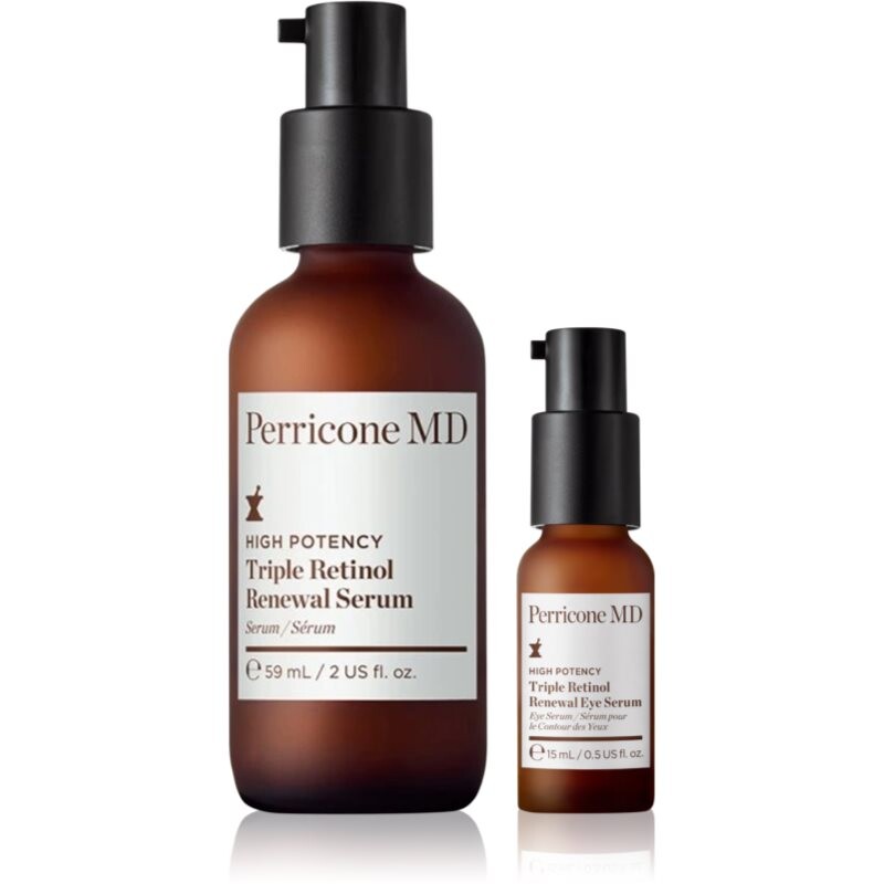 Perricone MD High Potency Retinol Renewal Duo set for skin rejuvenation