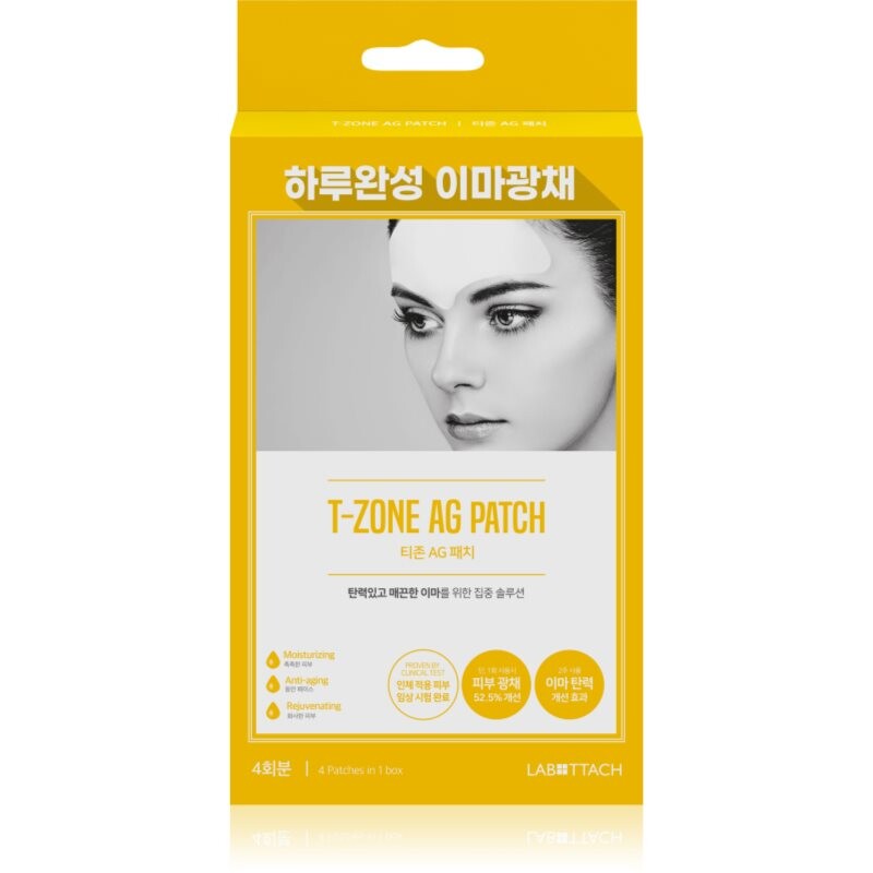 Wooshin Labottach T-Zone Ag Patch hydrogel patches for the T-zone 4 pc