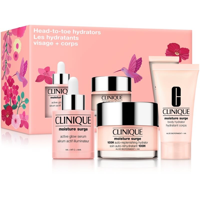 Clinique Mini Kit Head-To-Toe Hydrators gift set for dehydrated skin