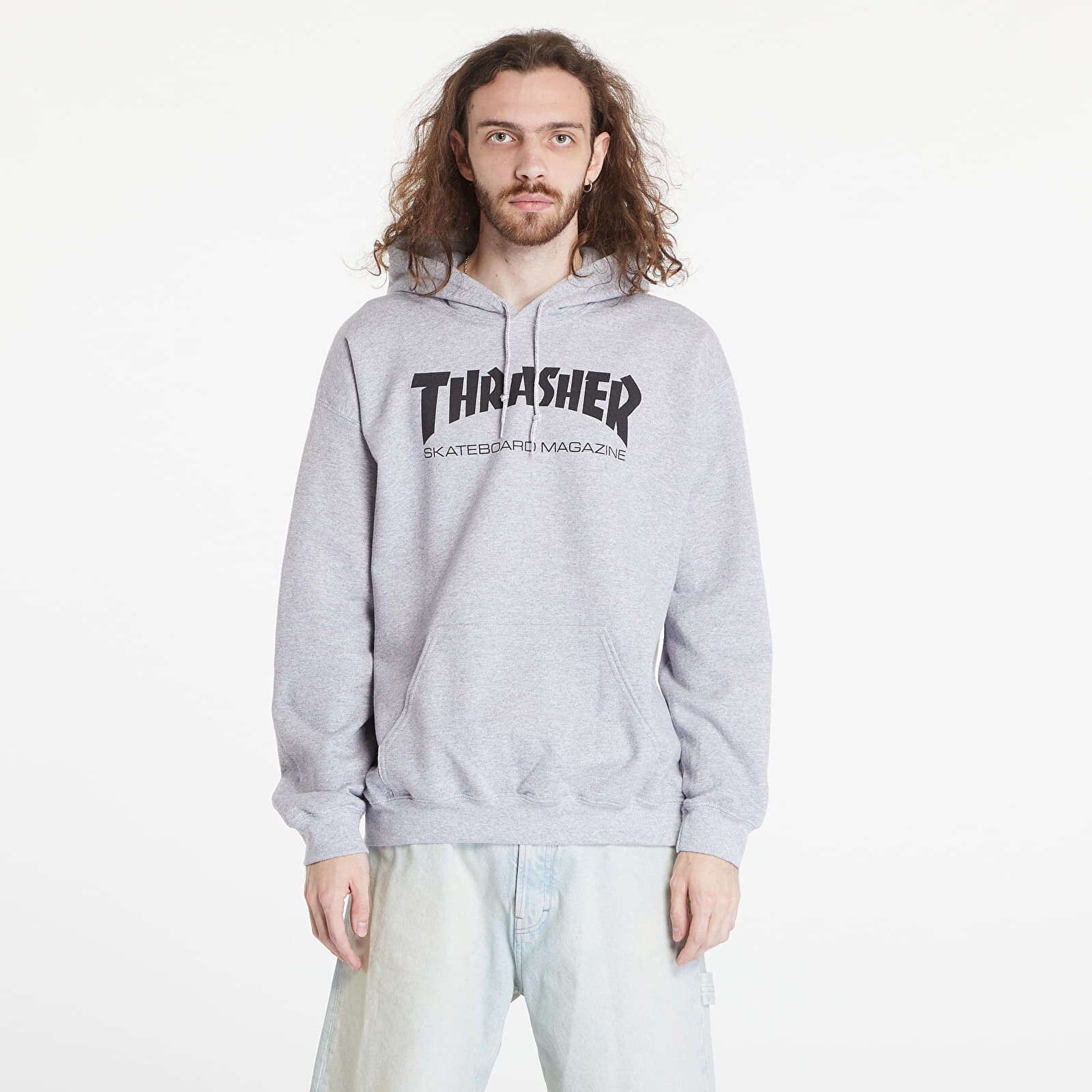 Sweatshirt Thrasher Skate Mag Hoody Melange Grey L