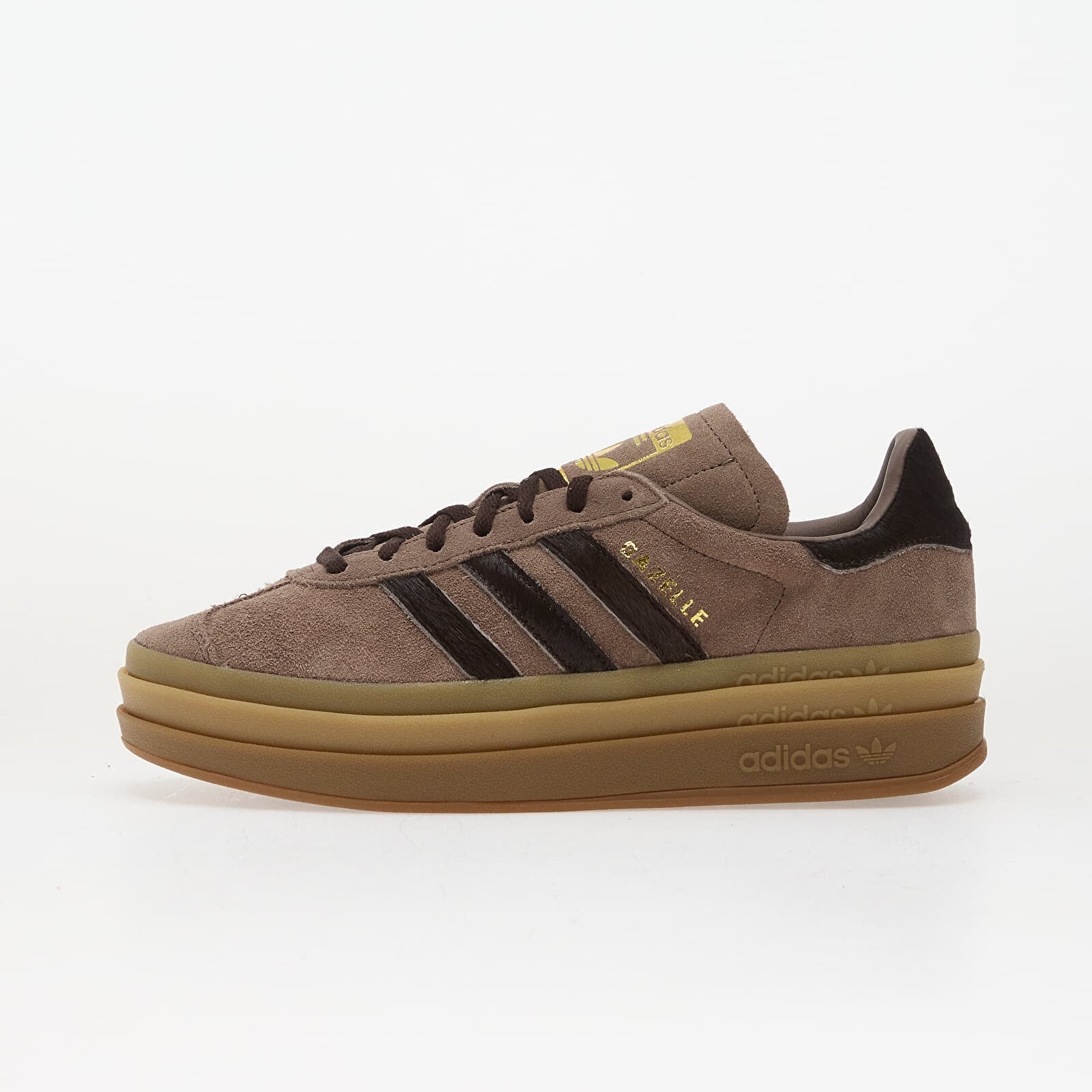 Sneakers adidas Gazelle Bold Earth Strata/ Aurora Coffee/ Gold Met. UK 5.5