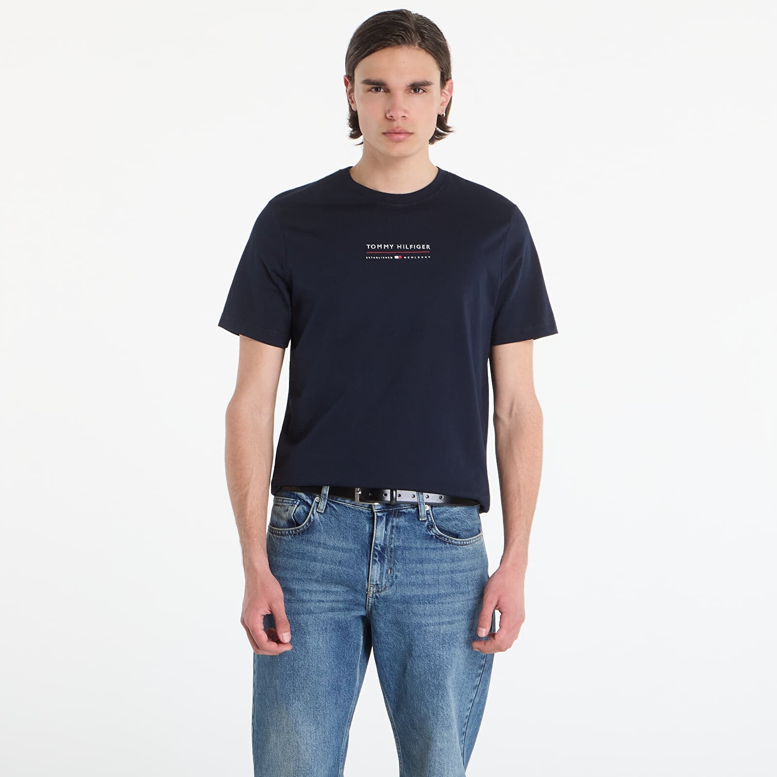 T-shirt Tommy Hilfiger Brand Love Lockup Tee Navy S