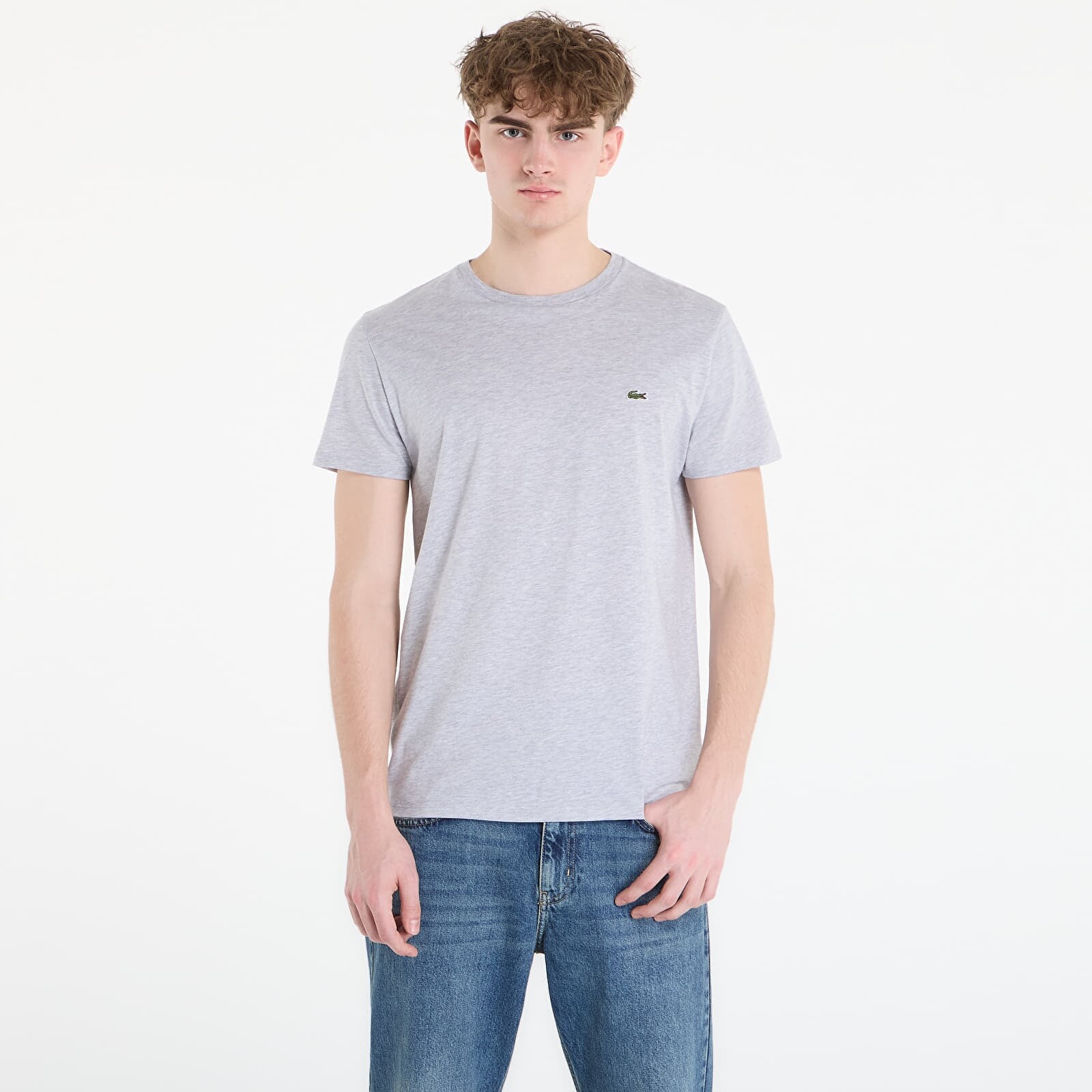 T-shirt LACOSTE Tee-Shirt Silver Chine 6