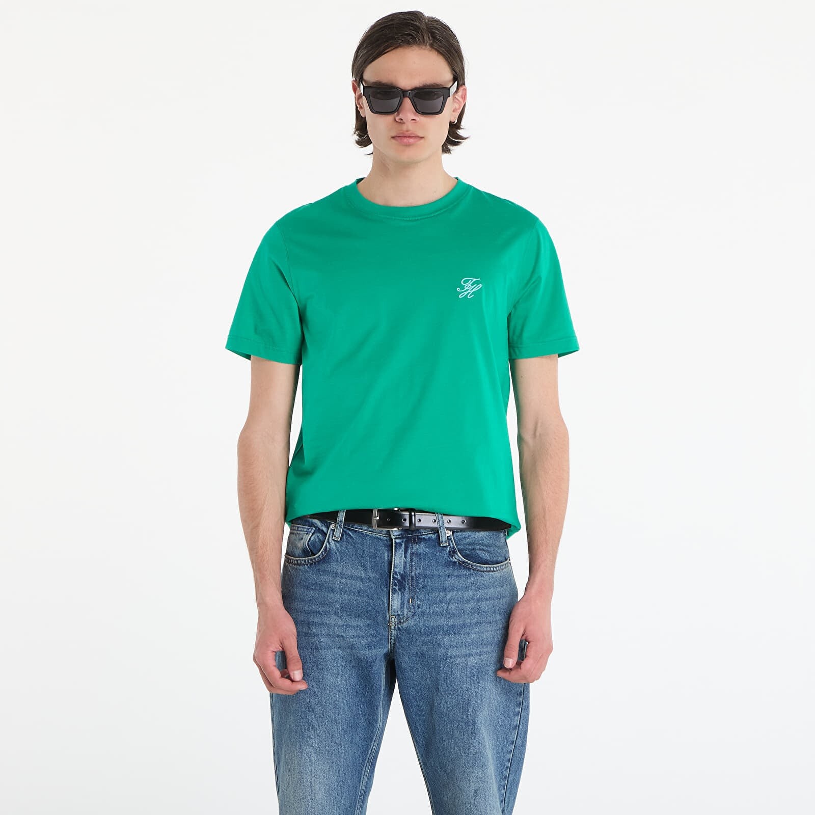 T-shirt Tommy Hilfiger Script Monogram Swimshop Tee Jade Wink M