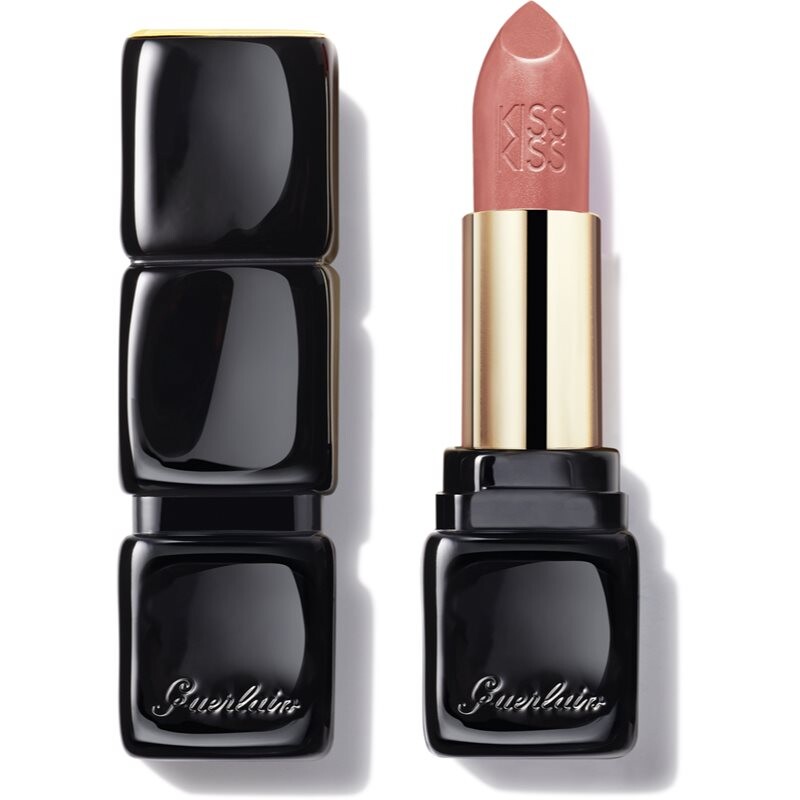GUERLAIN KissKiss Shaping Cream Lip Colour creamy lipstick with satin finish shade 306 Very Nude 3.5 g