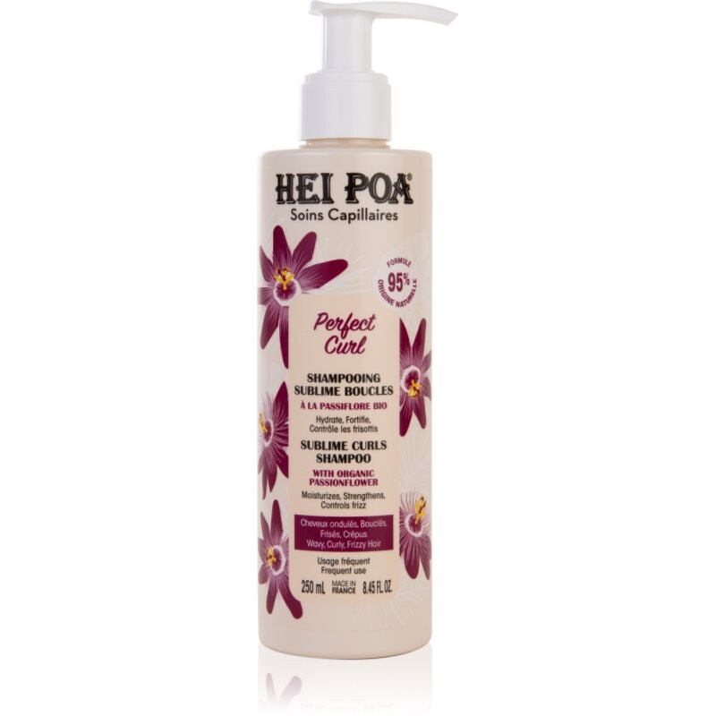 Hei Poa Perfect Curl shampoo for curly and wavy hair 250 ml